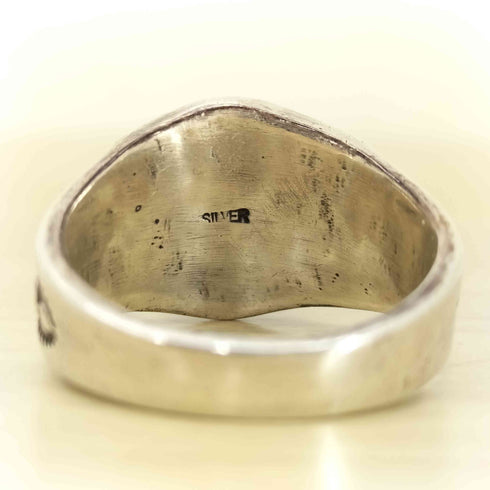 インディアンジュエリー INDIAN JEWELRY 925刻印 ターコイズリング メンズ  24号